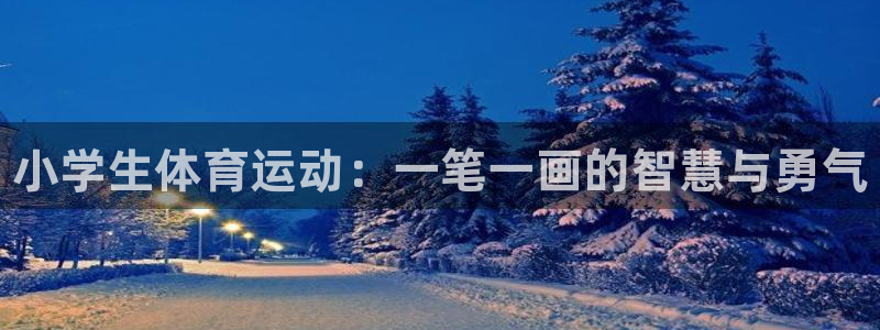 J9官方正版app代理：小学生体育运动：一笔一画的智慧与勇气